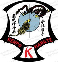 Kenpo Karate Dragon&Tiger Logo