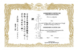 Semi custom certificate / Jujitsu E&J